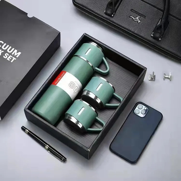 steele Deluxe Thermal Mug Gift Set- 3 piece