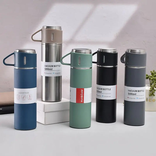 steele Deluxe Thermal Mug Gift Set- 3 piece
